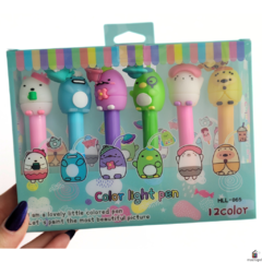 Resaltador Animalitos Doble Color Set Por 6 - tienda online