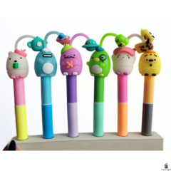 Resaltador Animalitos Doble Color Set Por 6 - Magnapel