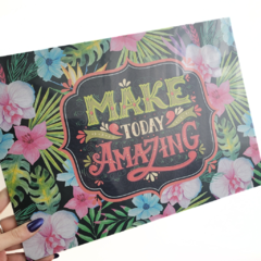 Carpeta Con Cordon Nro 5 Make Today Amazing