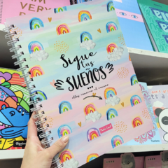 Cuaderno A4 Linea Punto Cero Rainbow Hojas Colores - comprar online
