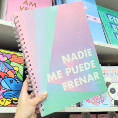 Cuaderno A4 Linea Punto Cero Rainbow Hojas Colores