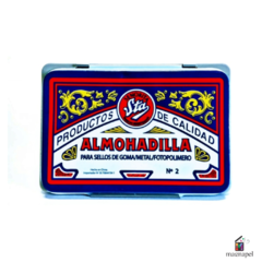 Almohadilla Señorita Metalica Nro 2 7x11cm