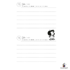 Agenda Mafalda Personajes en internet