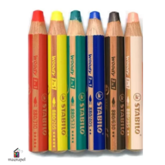 Lapices Por 6 Colores Stabilo Woody 3 En 1 - comprar online