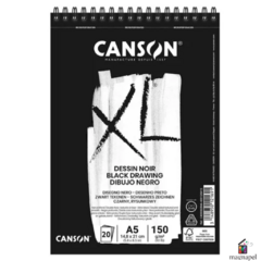 Block Canson XL Noir 150grs 20h A5