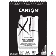 Block Canson XL Noir 150grs 40h A4