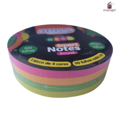 Notas Adhesivas Redondas 70x70mm Neon 200 Hojas - comprar online