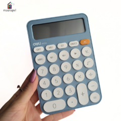 Calculadora Style Deli 12 Digitos 158x105x28mm Celeste