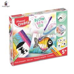 Set Artistico Blow Pen Cuerdas Creativas