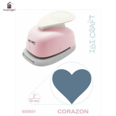 Sacabocado 50mm 2" Corazon 655651