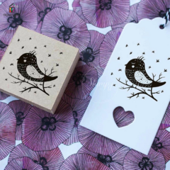 Sello 5x5 Stamp It Pajarito