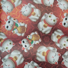 Papel Afiche Fantasia Gatitos de la Suerte