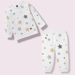 PIJAMA ESTRELLITAS BLANCO