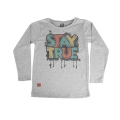 REMERA MANGA LARGA STAYTRUE ML GRIS