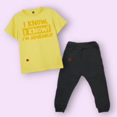 CONJUNTO IKNOW REMERA Y PANTALON