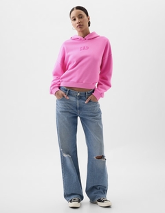 Buzo Gap Mujer Relaxed Standout Pink
