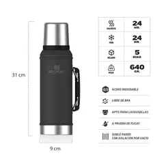 Termo Stanley Classic Black 950 ml en internet