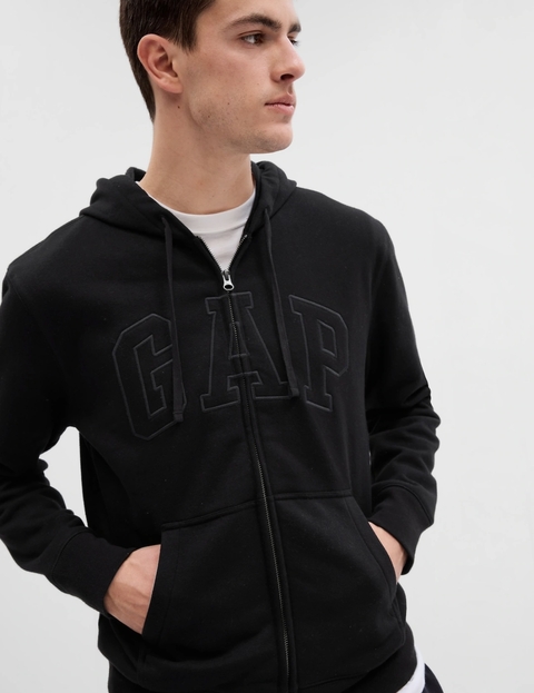 Campera Gap Hombre True Black Comprar en EVA MORENA