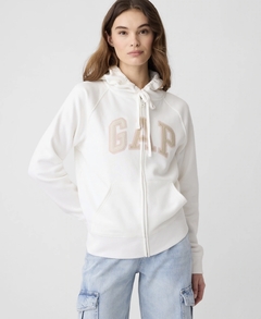 Campera Gap Mujer White Multilogo EVA MORENA