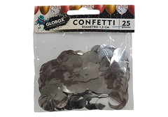 Confetti Grande Plateado Globox 25gr