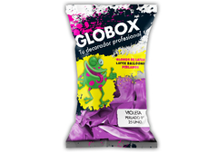 Globox violeta perlados 9' x 25