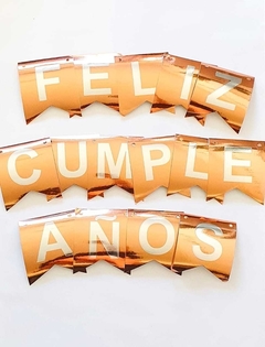 Banderín Feliz Cumpleaños Metalizado 12-08 - comprar online