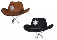 Sombrero Cowboy Con Estrella Sheriff