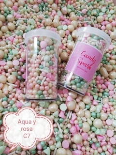 Sprinkles Aqua y Rosa C7 35gr