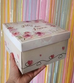 Caja Explosiva "Dia de la Madre " Rosas 18x18 - comprar online