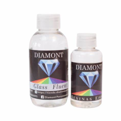 Resina Epoxi Cristal Glass Fluent Diamont X300g