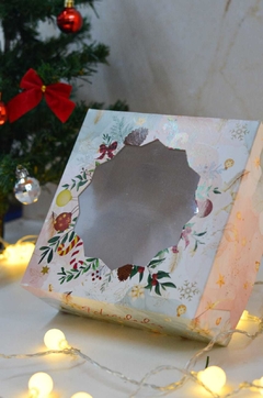 Caja Navidad Visor Estrella 23.5x23.5x11cm en internet