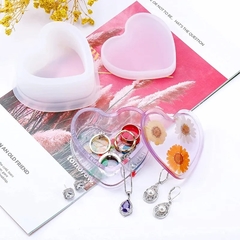 Molde para resina en forma de corazón con tapa G56-045N7 - comprar online