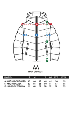 Campera Gris Uniqlo - Main Concept