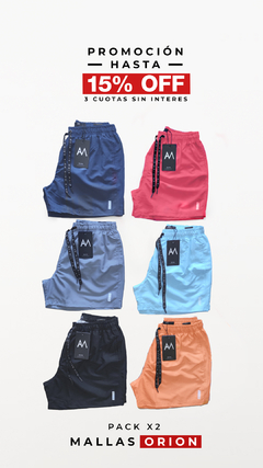 Pack x2 shorts de baño Orion