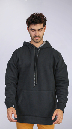 Hoodie Oversize Rubi negro