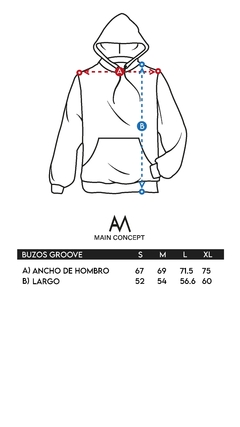 Hoodie Grove gris plata - Main Concept