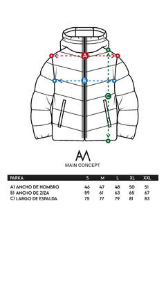 Parka desmontable MAIN - tienda online