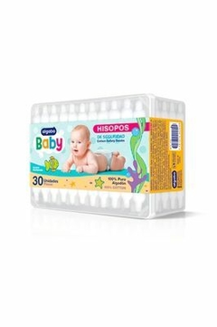 Algabo Baby - Caja de hisopos de algodón - 55 unidades
