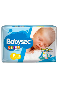 Babysec - Pañal Ultra Regular - Pequeño - 12 Unidades