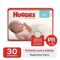 Huggies - Pañal Supreme - Recien nacido- 30 Unidades