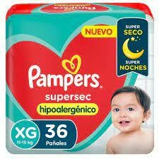 Pampers - Pañal Super Extra Proteccion Ultra - XGrande - 32 Unidades