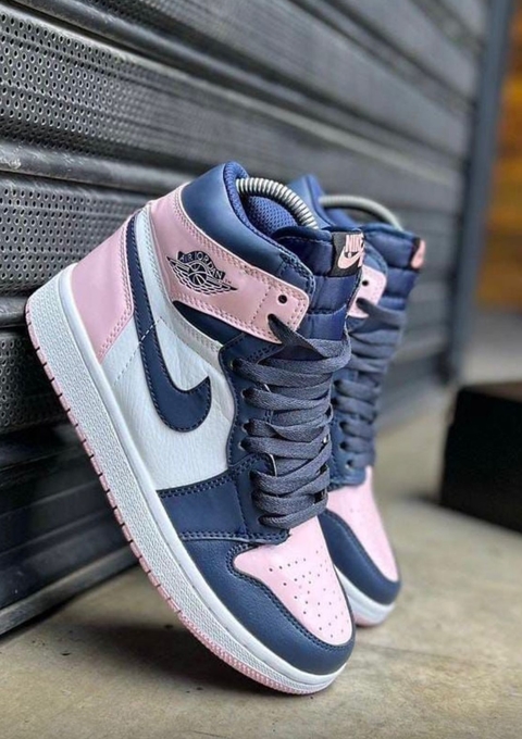 zapatillas nike jordan 1 blue pink