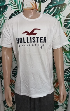 Remera hollister blanca hotsell