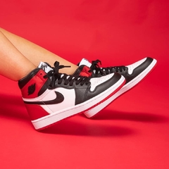 Zapatillas Nkike Jordan 1 High Satin Black Toe