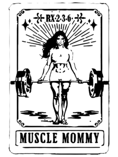 Remera Muscle Mommy - Boxy Fit