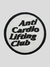 Parche Bordado "Anti Cardio Lifting Club"
