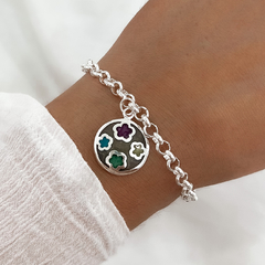 Pulsera Rolo Circulo Verde - comprar online