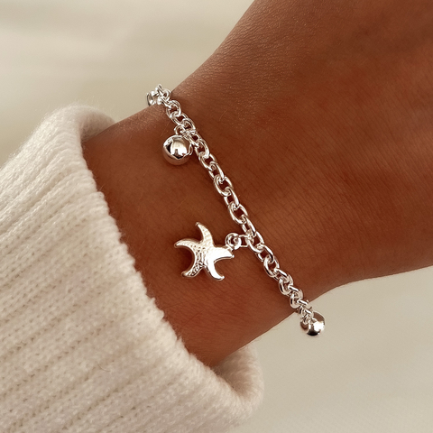 Pulsera Espejo Estrella Mar