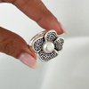 Anillo Flor Perla T.15/16