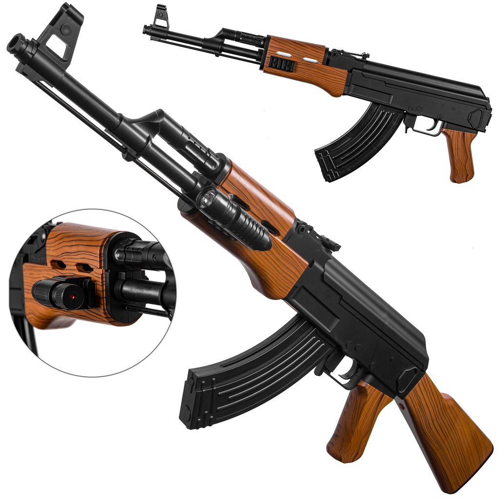 Fusil Replica de Balines Airsoft AK47 Negra Resorte
